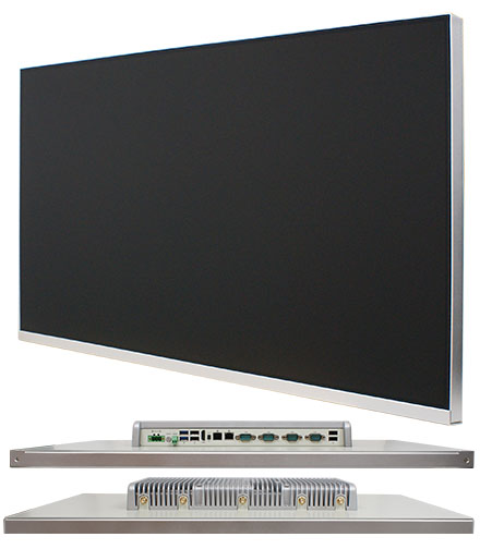 Jetway HPC270C-DCP6305E Panel-PC (Intel Tiger Lake E6305E) [27" Capacitive MultiTouch Panel TFT, <b>IP65, 12-36V DC-in</b>]